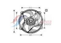 Fan, radiator CN7528 Ava Quality Cooling