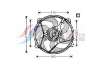 Fan, radiator CN7530 Ava Quality Cooling