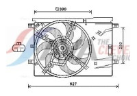 Fan, radiator CN7550 Ava Quality Cooling