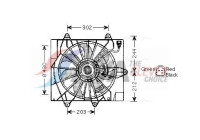 Fan, radiator CR7512 Ava Quality Cooling