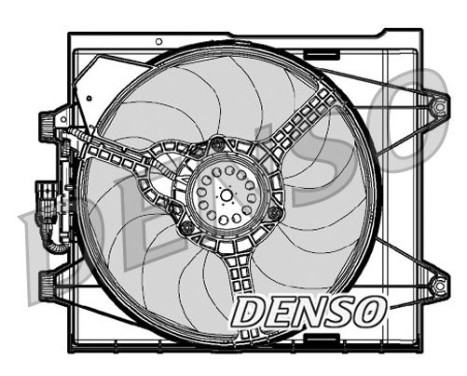 Fan, radiator DER09046 Denso, Image 2