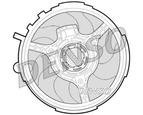 Fan, radiator DER09061 Denso, Image 2