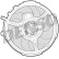 Fan, radiator DER09061 Denso, Thumbnail 2
