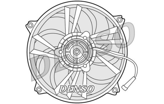 Fan, radiator DER21014 Denso