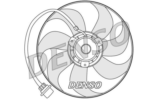 Fan, radiator DER32001 Denso