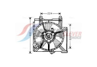 Fan, radiator DN7509 Ava Quality Cooling