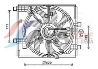 Fan, radiator DN7531 Ava Quality Cooling