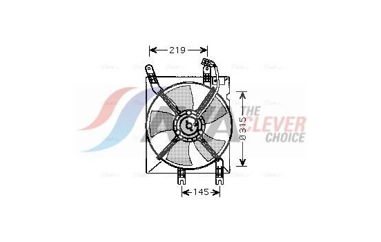 Fan, radiator DW7508 Ava Quality Cooling