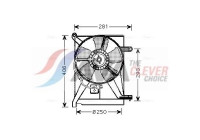 Fan, radiator DW7510 Ava Quality Cooling