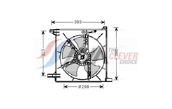 Fan, radiator DW7513 Ava Quality Cooling