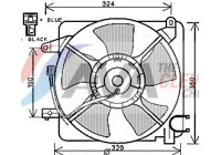 Fan, radiator DW7519 Ava Quality Cooling