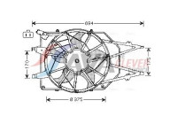 Fan, radiator FD7532 Ava Quality Cooling