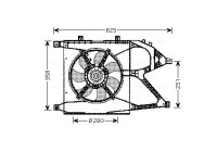 Fan, radiator OL7517 Ava Quality Cooling