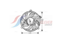 Fan, radiator PE7520 Ava Quality Cooling
