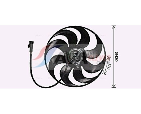 Fan, radiator PE7559 Ava Quality Cooling, Image 2