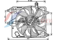 Fan, radiator RT7544 Ava Quality Cooling