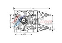 Fan, radiator VN7507 Ava Quality Cooling
