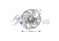 Fan, radiator VN7521 Ava Quality Cooling