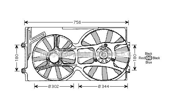 Fan, radiator