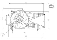 Fan, radiator