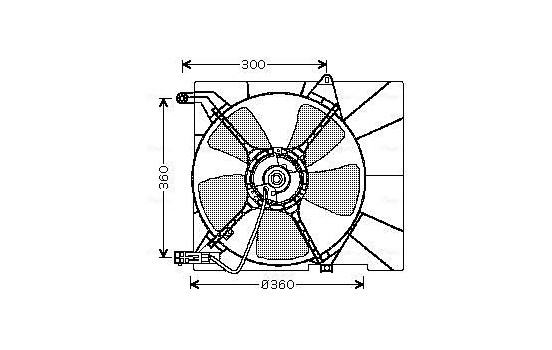 Fan, radiator