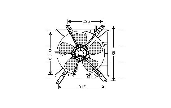 Fan, radiator