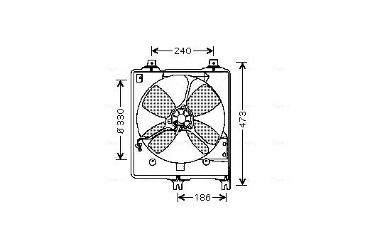 Fan, radiator