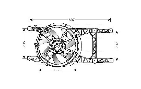 Fan, radiator