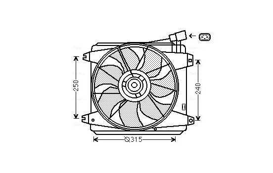 Fan, radiator