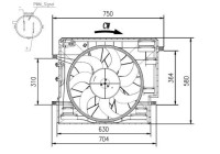 Fan, radiator