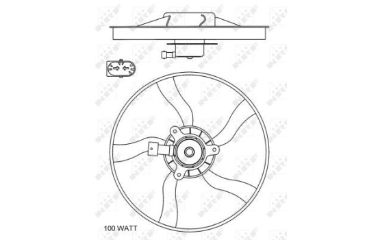 Fan, radiator