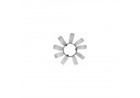 Fan Wheel, engine cooling 15261 FEBI