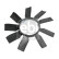 Fan Wheel, engine cooling 15524 FEBI, Thumbnail 3