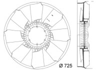 Fan Wheel, engine cooling BEHR *** PREMIUM LINE *** CFW 50 000P Mahle