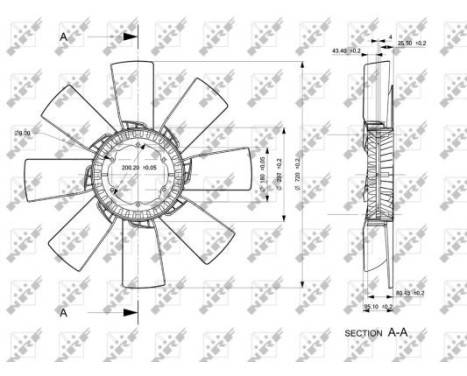 Fan Wheel, engine cooling, Image 2