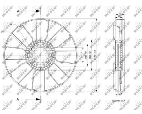 Fan Wheel, engine cooling, Image 2