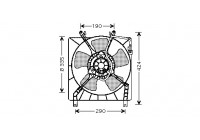 FRAMEWORK + FAN COLT / LANCER from '96 3224746 International Radiators
