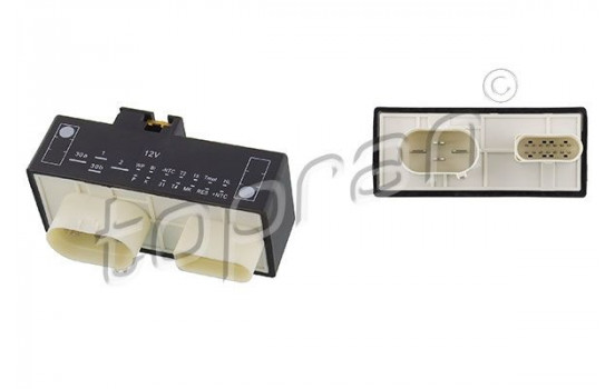 Relay, cooling fan 110 825 Topran