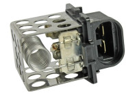 Series resistor, electric motor (radiator fan)