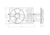 Support, cooling fan 837-0035-1 TYC