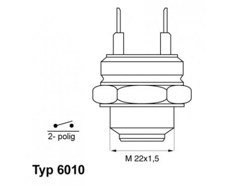 Temperature Switch, radiator fan