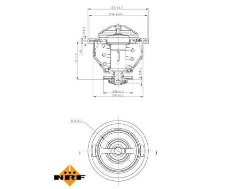 Thermostat, coolant EASY FIT, Image 5