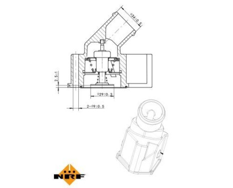 Thermostat, coolant EASY FIT, Image 5