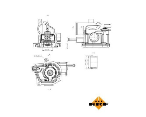 Thermostat, coolant EASY FIT, Image 5