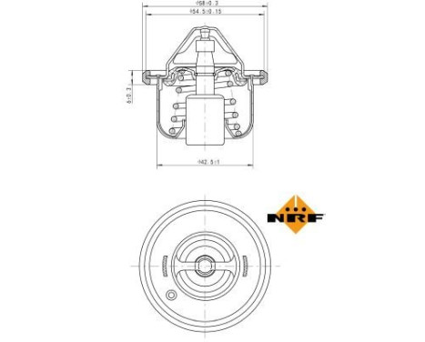 Thermostat, coolant EASY FIT, Image 5