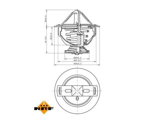 Thermostat, coolant EASY FIT, Image 5