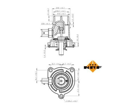 Thermostat, coolant EASY FIT, Image 5