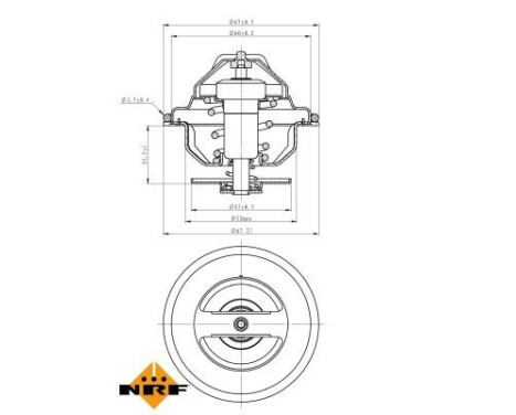 Thermostat, coolant EASY FIT, Image 5