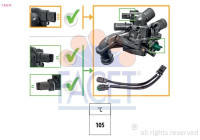 Thermostat, coolant Made in Italy - OE Equivalent 7.8927K Facet