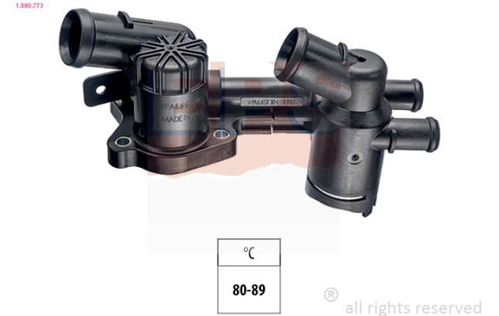 Thermostat, coolant Made in Italy - OE Equivalent